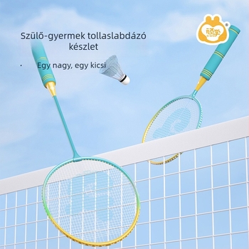 Gyerekeknek készült badmintonütő készlet – ultrakönnyű, 95–100 g; keret vasötvözetből; közvetlen ütés; gyermekeknek; kültéri játék