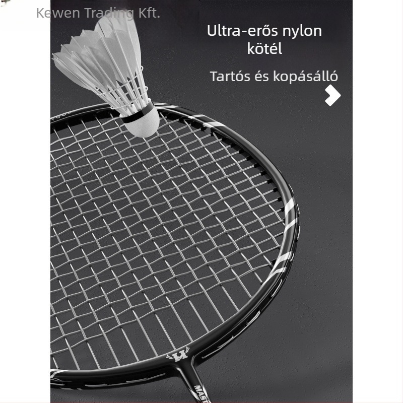 Kewen tollaslabdaütő – teljes szénszálas váz, tömeg 75–79 g, markolat vastagsága G-3, közepes keménység