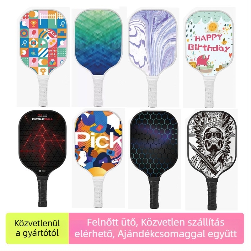 Üvegszálas pickleball ütő készlet, méhsejt-maggal, Ugin márka, súly 500 g