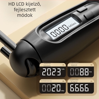 Intelligens számoló ugrókötél felnőtteknek, dupla használatú PVC kötél otthoni edzéshez