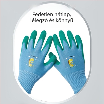 Gyermekeknek készült plázás és búvárkodós kesztyűk, a parton való kereséshez és krabvadászathoz, védelem a csípés és a tüskék ellen, vízálló — Anyag: selyem virág mintázat; Kategória: kesztyűk/úszó kesztyűk; Feldolgozás nélkül