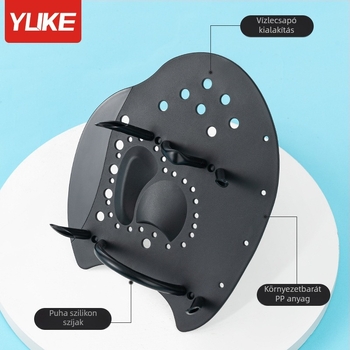 Feather kéz úszósegéd — PP szilikon, úszólapka/rukavica, edzés felnőtteknek és gyerekeknek