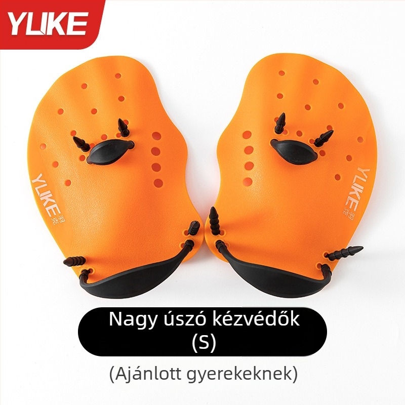 Feather kéz úszósegéd — PP szilikon, úszólapka/rukavica, edzés felnőtteknek és gyerekeknek