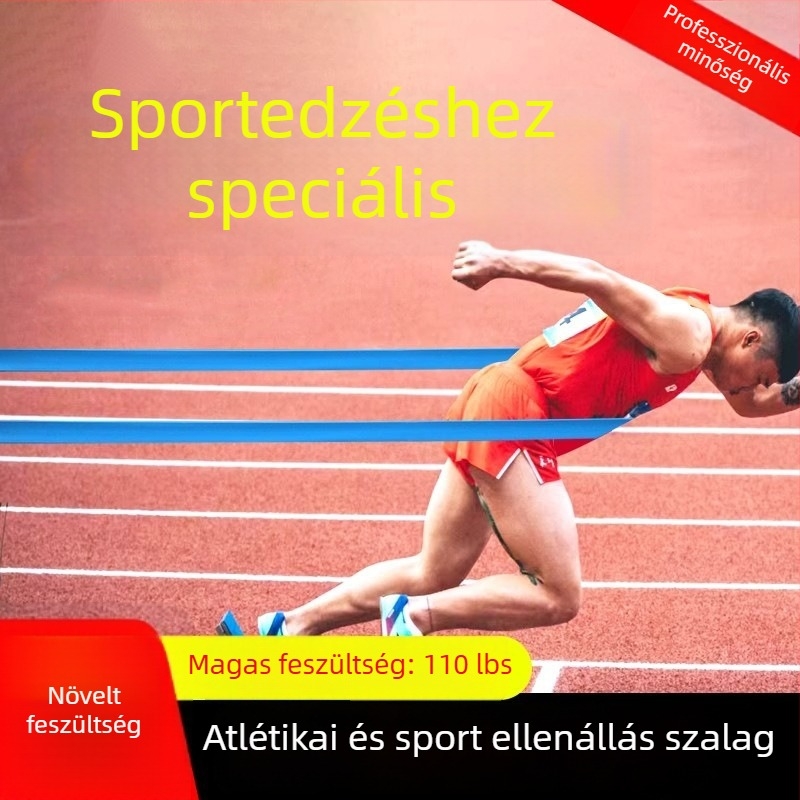 Latex anyagú ellenállás-szalag atlétikai edzésekhez, Miqi Tree, modell DAD-001