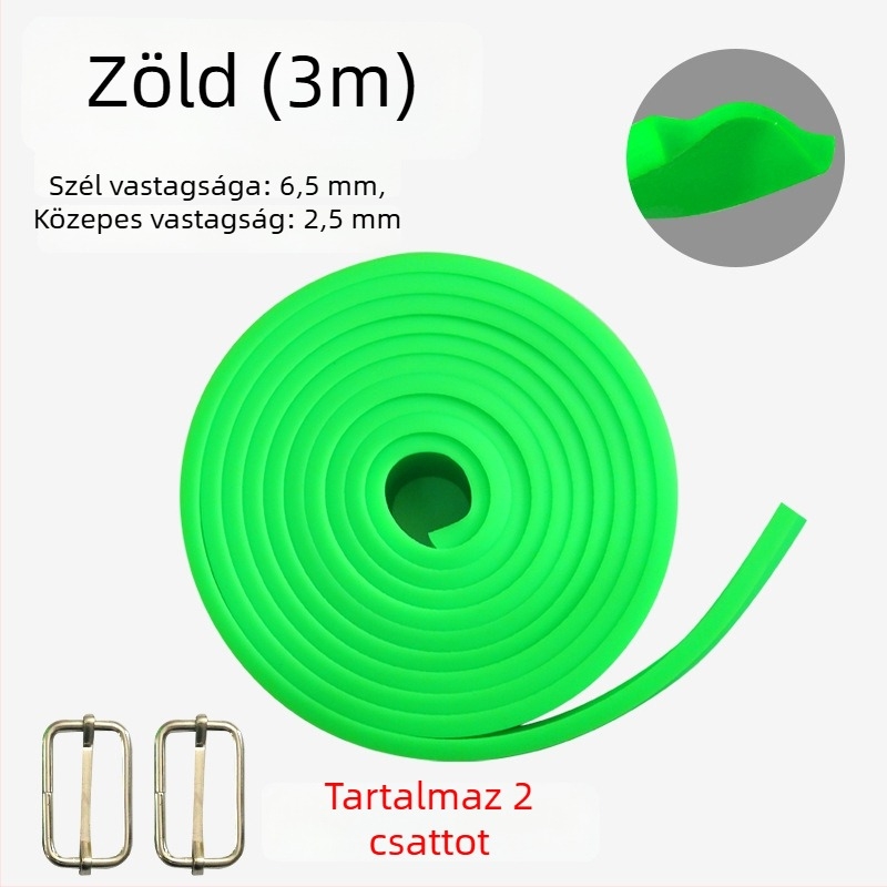 Latex anyagú ellenállás-szalag atlétikai edzésekhez, Miqi Tree, modell DAD-001