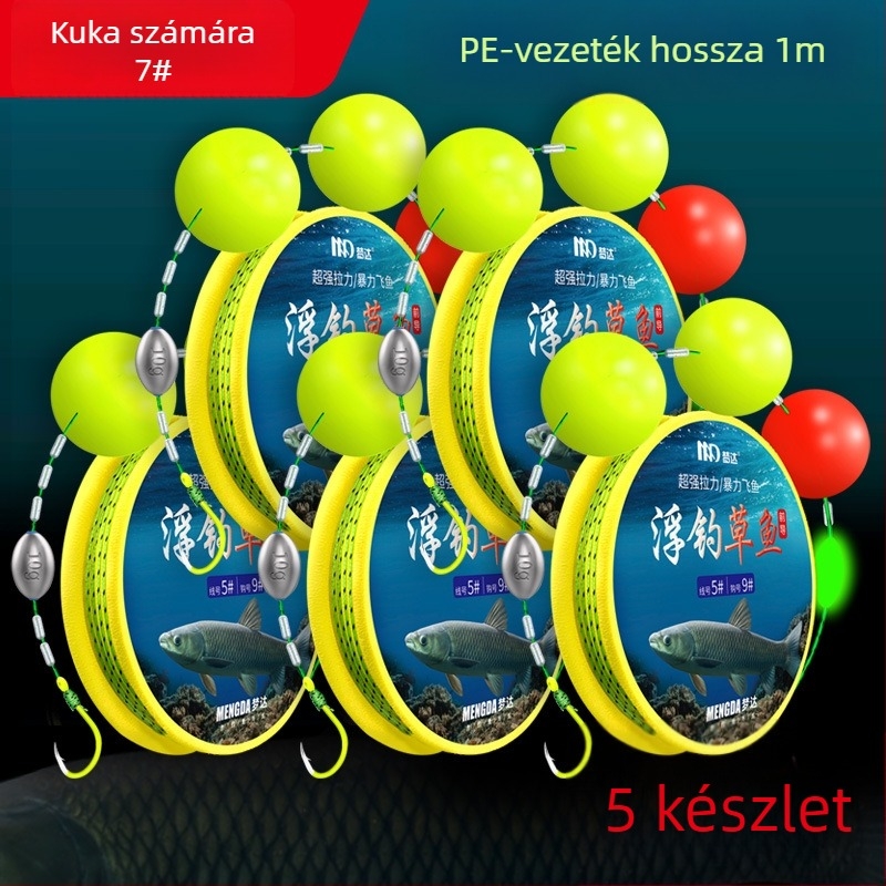 Úszós horgászathoz készült zsinórkészlet - PE zsinór, alsó vonal