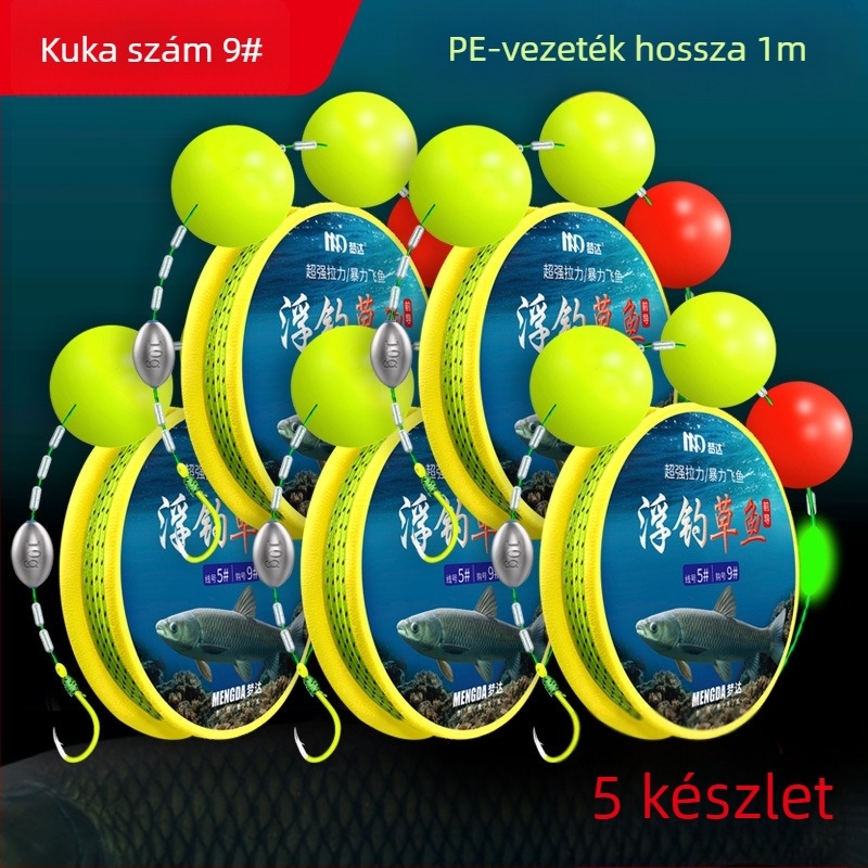 Úszós horgászathoz készült zsinórkészlet - PE zsinór, alsó vonal