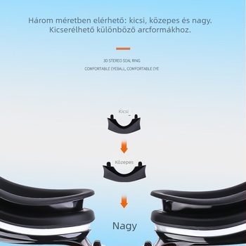 Gyerekeknek készült úszószemüveg antifog PC-lencsékkel, vízálló