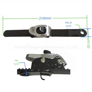 Csatos görkorcsolya kiegészítők, fogazott szíj, lapos cipőkhöz csat — Márka JINGYING, Szezon 2024-1