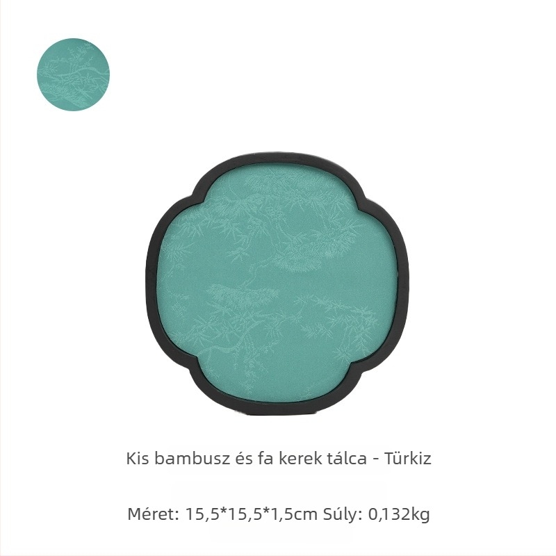 Új kínai stílusú bambusz ékszeres tálca, tök alakú, kiállításra és tárolásra karkötőknek
