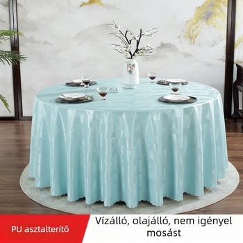 Kerek PVC asztalterítő – vízálló, olajálló, csúszásmentes, szállodai stílus