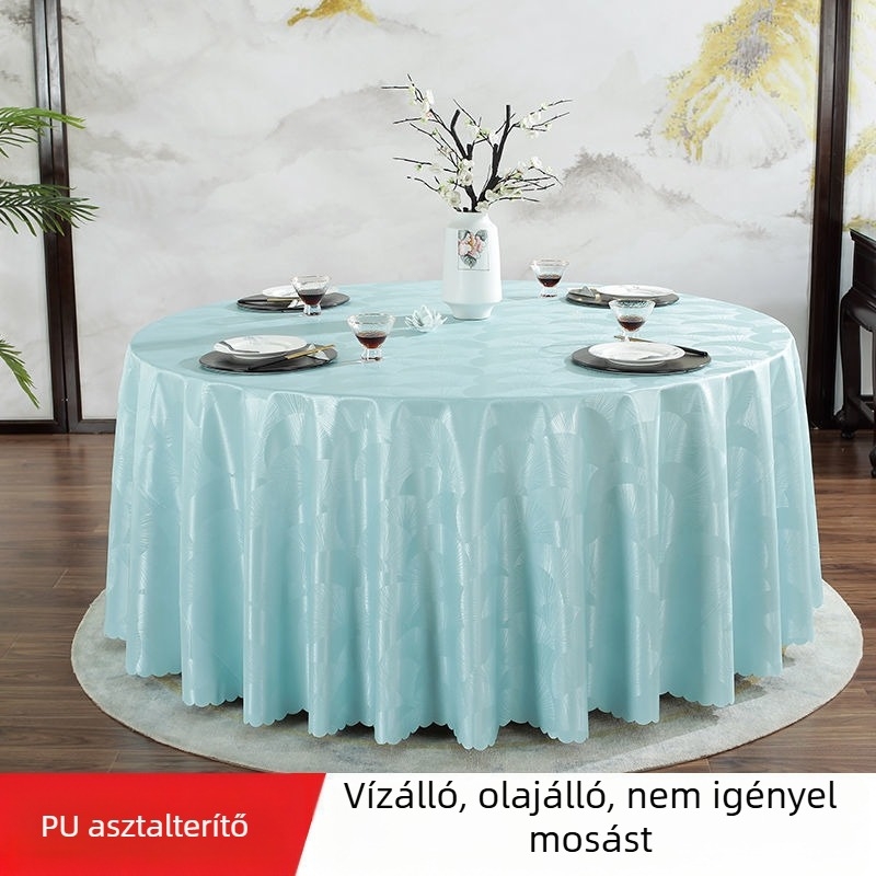 Kerek PVC asztalterítő – vízálló, olajálló, csúszásmentes, szállodai stílus