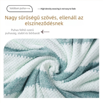 Korall fleece törölközőkészlet – 3 darab, fürdő- és arc-törölközők, sima szövés, 32s szál, 200 g+ súly, testreszabható