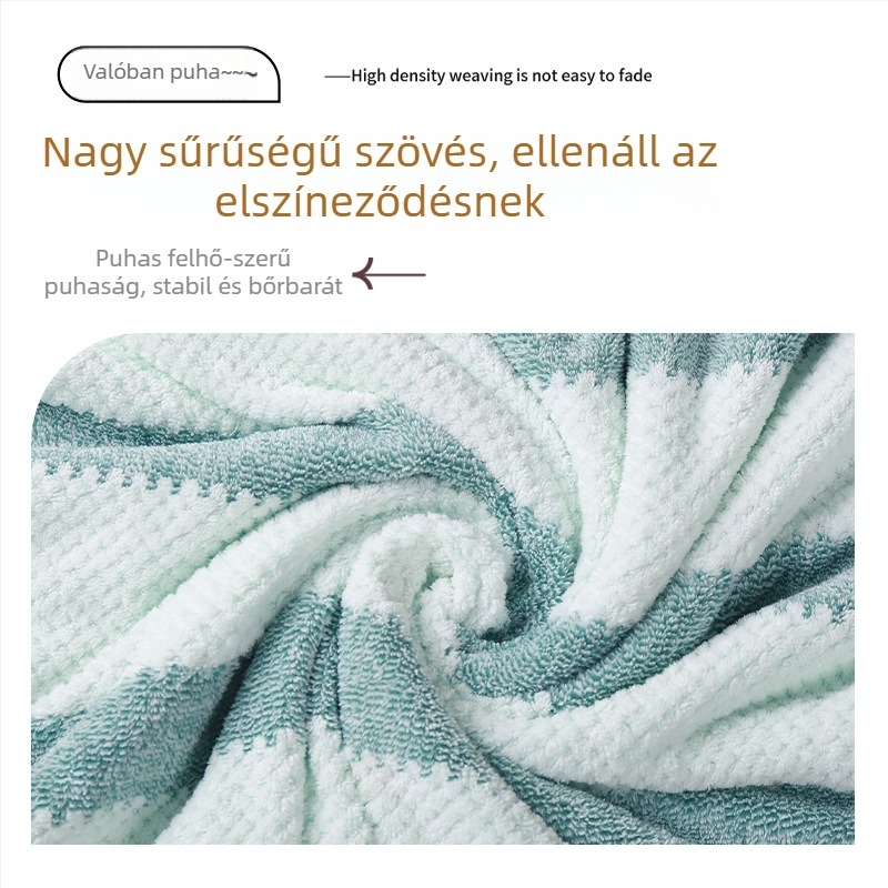 Korall fleece törölközőkészlet – 3 darab, fürdő- és arc-törölközők, sima szövés, 32s szál, 200 g+ súly, testreszabható