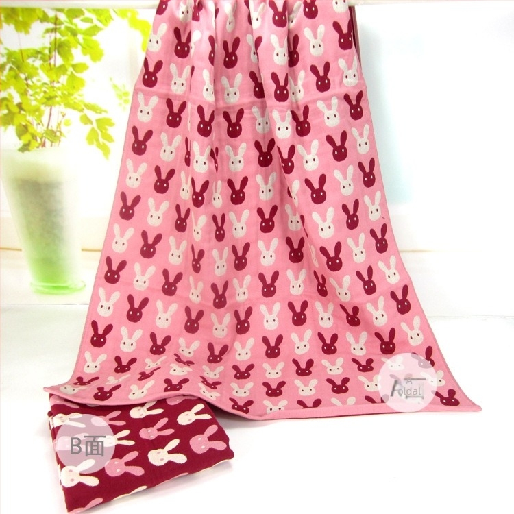 Zihao YZ fürdőlepedő, háromrétegű gyapot géz törölköző, felnőtteknek és gyerekeknek, 320 g, 32 szál, Jacquard varrat