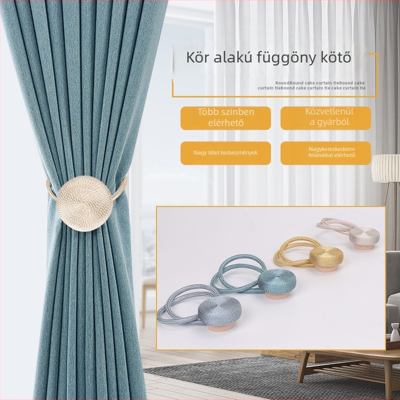 Függönycsat — poliészter, modern minimalista stílus, testreszabható, 56 g/darab, márka Cool