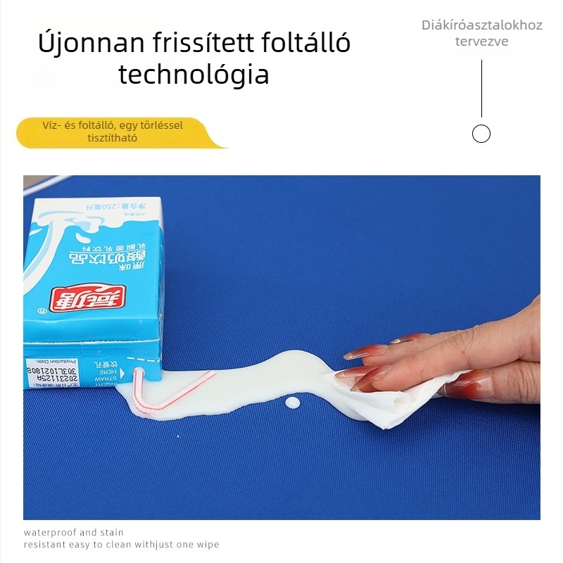Sűrített vízálló asztalterítő iskolai íróasztalokhoz és padokhoz