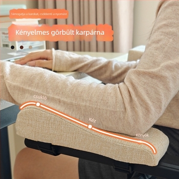 Szék karfa párna — poliészter, szivacs töltet, egyszínű mintázat, hálószoba, dolgozószoba és iroda számára, modern minimalista stílus