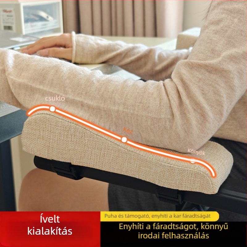 Szék karfa párna — poliészter, szivacs töltet, egyszínű mintázat, hálószoba, dolgozószoba és iroda számára, modern minimalista stílus