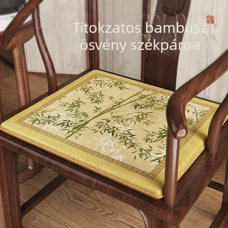 Új kínai stílusú teázó asztalhoz ülőpárna vörösfából, tömörfa Taishi szék ülőpárnája, kanapé párna