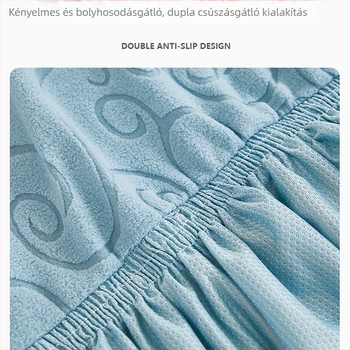 Macskakarcolások elleni kanapévédő huzat, univerzális, csúszásmentes, chaise longue típusú kanapéhoz, négy évszakos használatra