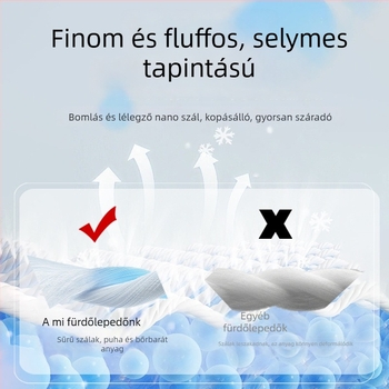 CHARS Mikroszálas gyorsszárító fürdő- és strandtörölköző viselhető köpeny funkcióval, 200–300 g, nyomtatás