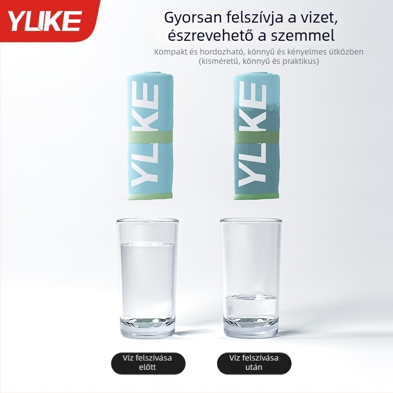 Yuke poliészter rostból készült törölköző fürdő/strand, gyorsan száradó, nedvszívó, 170–200 g