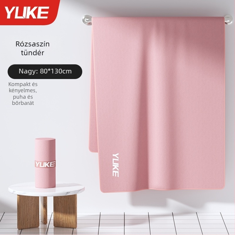 Yuke poliészter rostból készült törölköző fürdő/strand, gyorsan száradó, nedvszívó, 170–200 g