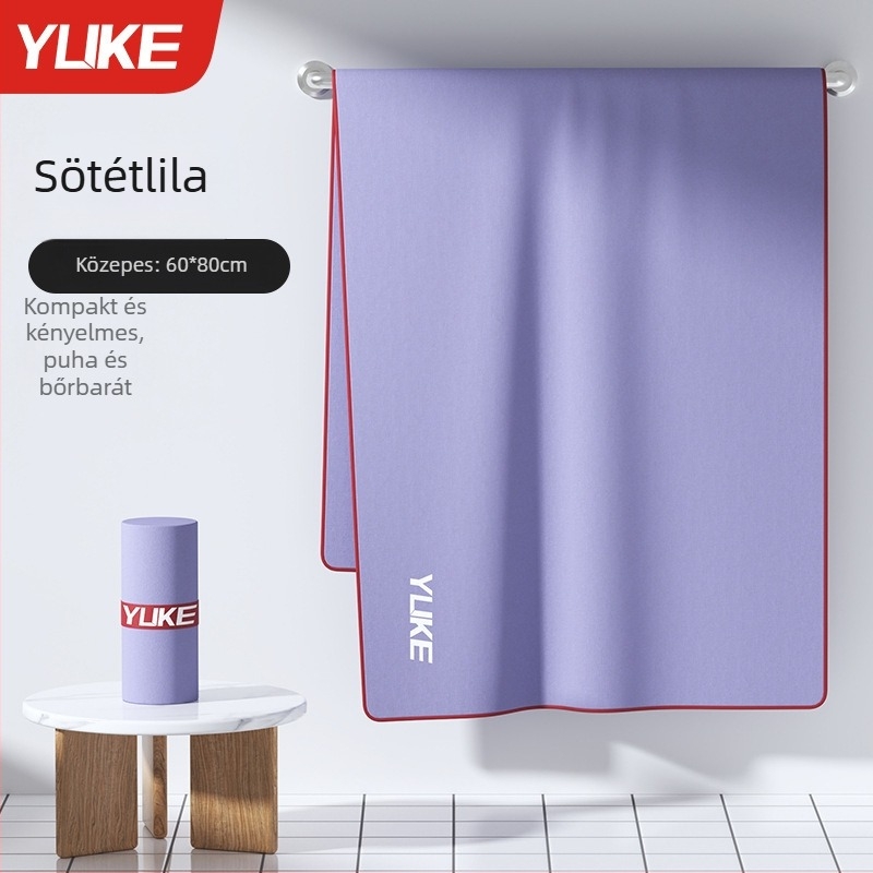 Yuke poliészter rostból készült törölköző fürdő/strand, gyorsan száradó, nedvszívó, 170–200 g