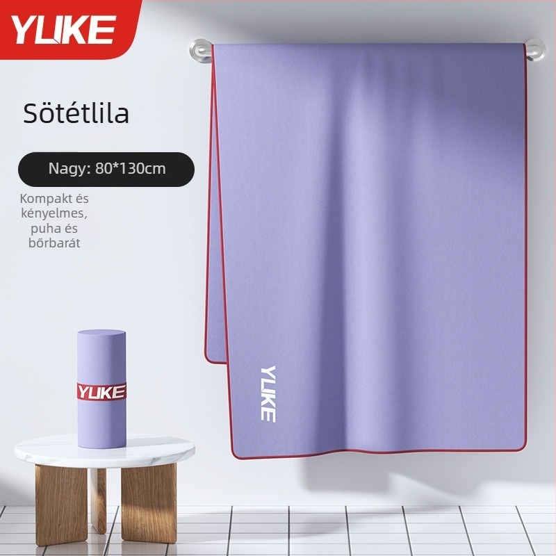 Yuke poliészter rostból készült törölköző fürdő/strand, gyorsan száradó, nedvszívó, 170–200 g