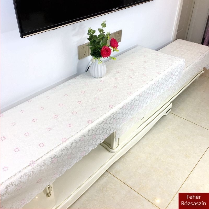 Asztalterítő, vízálló és olajálló, téglalap alakú, modern minimalista stílus, minták: szív, geometriai és virágos