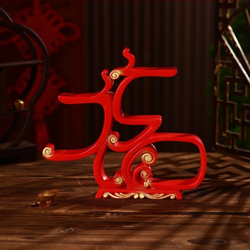 Öt Gazdagság Istene figurája, gyanta anyagú, kínai stílusú, Furdy márka, ideális irodai dekorációhoz, előszoba és üzletnyitási ajándék