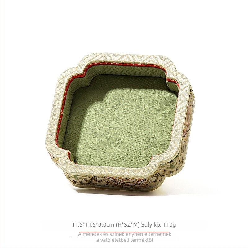 Egyoldalas tömörfa ékszer-tároló tálca, retro/ősi stílusú kiállításhoz, összefűzési kivitel, Shenzhen eredetű