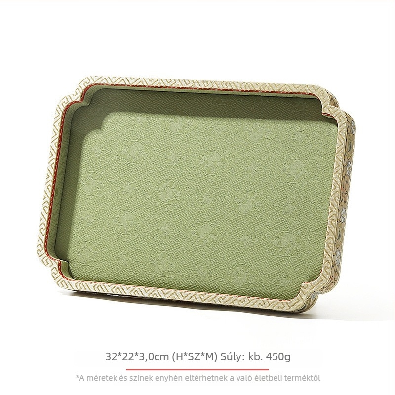 Egyoldalas tömörfa ékszer-tároló tálca, retro/ősi stílusú kiállításhoz, összefűzési kivitel, Shenzhen eredetű