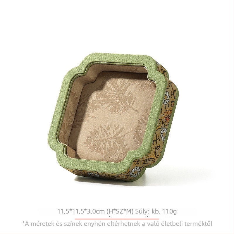 Egyoldalas tömörfa ékszer-tároló tálca, retro/ősi stílusú kiállításhoz, összefűzési kivitel, Shenzhen eredetű