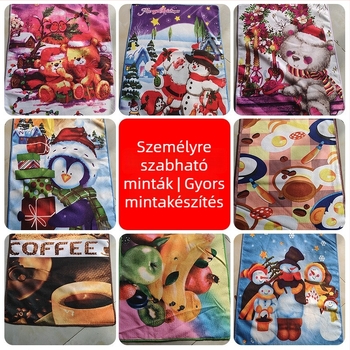 Konyhai törölköző mikroszálas anyagból, 210 g/m², logó nyomtatás elérhető, testreszabható