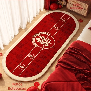 Geometriai mintázatú poliészter szőnyeg nappalira és hálószobába, nyomtatott felület, kézzel mosható