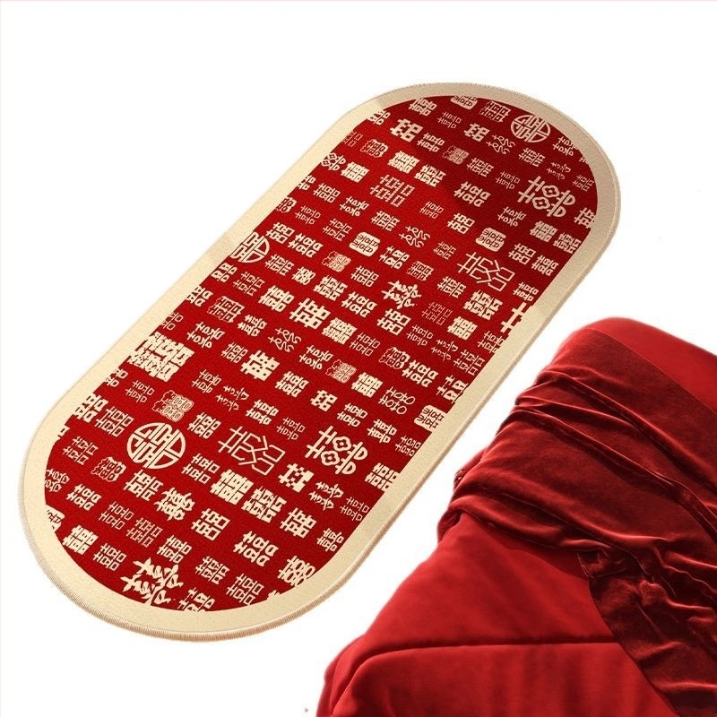 Geometriai mintázatú poliészter szőnyeg nappalira és hálószobába, nyomtatott felület, kézzel mosható