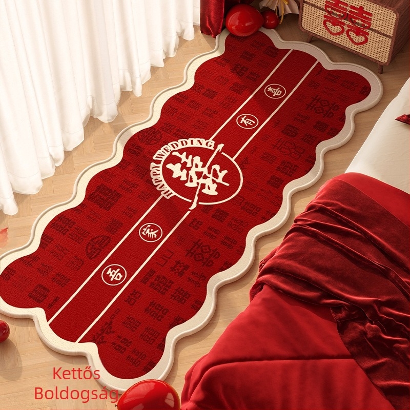 Geometriai mintázatú poliészter szőnyeg nappalira és hálószobába, nyomtatott felület, kézzel mosható