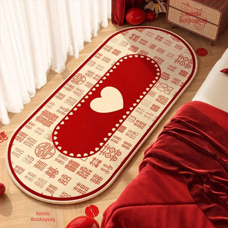 Geometriai mintázatú poliészter szőnyeg nappalira és hálószobába, nyomtatott felület, kézzel mosható