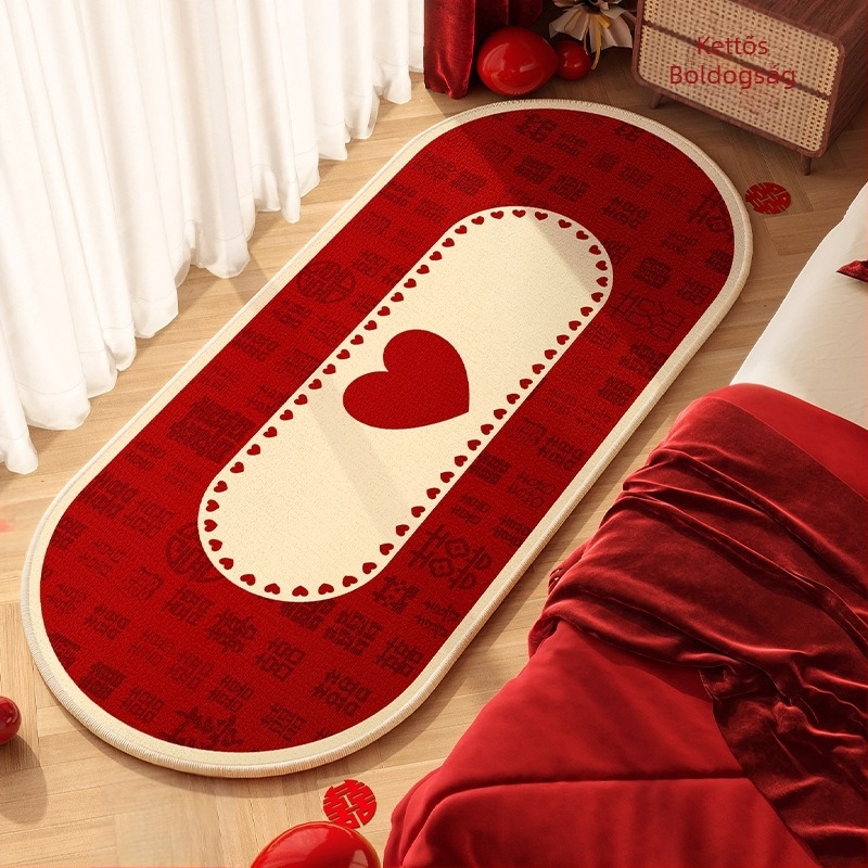 Geometriai mintázatú poliészter szőnyeg nappalira és hálószobába, nyomtatott felület, kézzel mosható