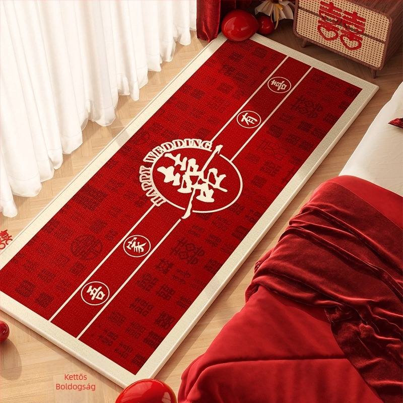 Geometriai mintázatú poliészter szőnyeg nappalira és hálószobába, nyomtatott felület, kézzel mosható