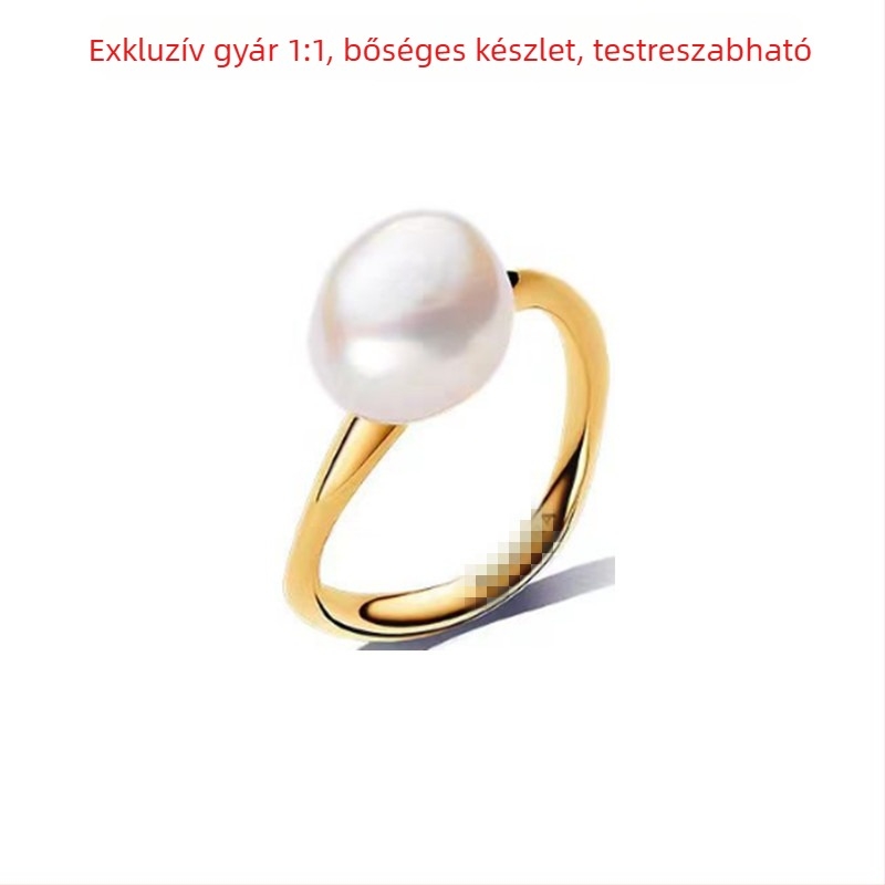 Uniszex 925-ös ezüst gyűrű geometriai mintával és cirkóniával, könnyed luxus stílusban