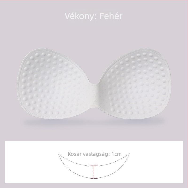 Szivacsból készült egybenyomott mellkasbetét sportmelltartóhoz — varrat nélküli, vastag, lélegző, hangsúlyozza a dekoltázst