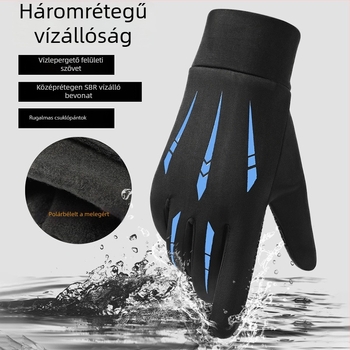 Kerékpáros kesztyűk - uniszex, felnőttek, anyag: selyem virágmintázattal, minta 69850, tavaszi szezon