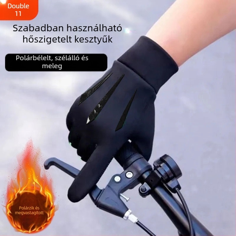 Kerékpáros kesztyűk - uniszex, felnőttek, anyag: selyem virágmintázattal, minta 69850, tavaszi szezon