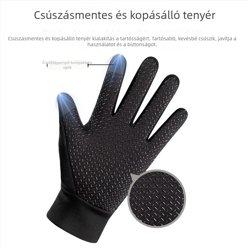 Kerékpáros kesztyűk - uniszex, felnőttek, anyag: selyem virágmintázattal, minta 69850, tavaszi szezon