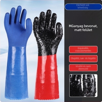 Jiahu olajálló ipari munkakesztyűk, tömeg 188 g, olajálló védelem