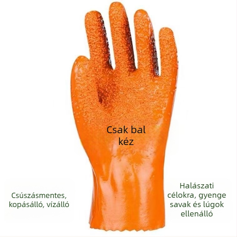 Jiahu olajálló ipari munkakesztyűk, tömeg 188 g, olajálló védelem