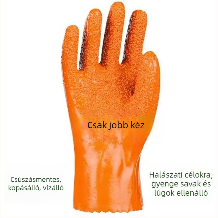 Jiahu olajálló ipari munkakesztyűk, tömeg 188 g, olajálló védelem